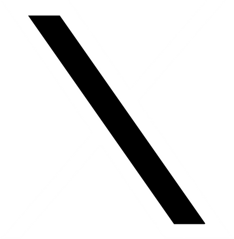 X (Twitter) logo